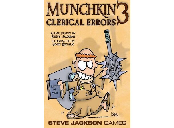 Munchkin 3 Clerical Errors Expansion Expansion till Munchkin 